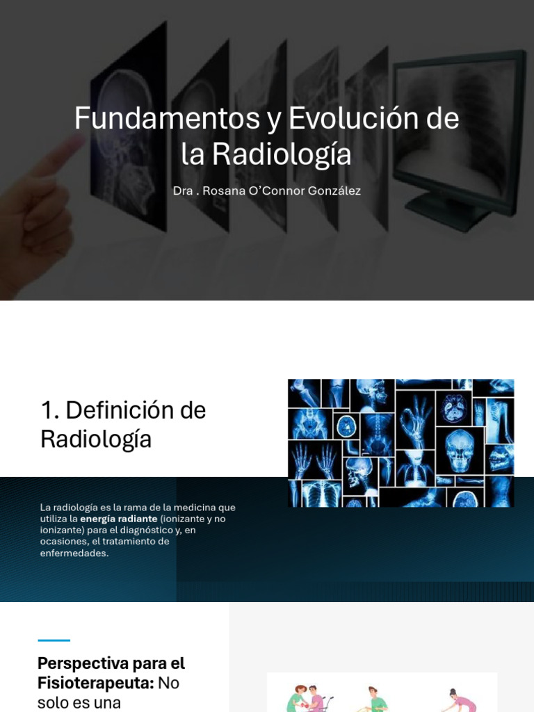 Fundamentos y Evolución de La Radiología | PDF | Radiología | Rayo X