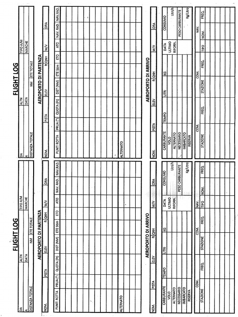 Flight Log | PDF