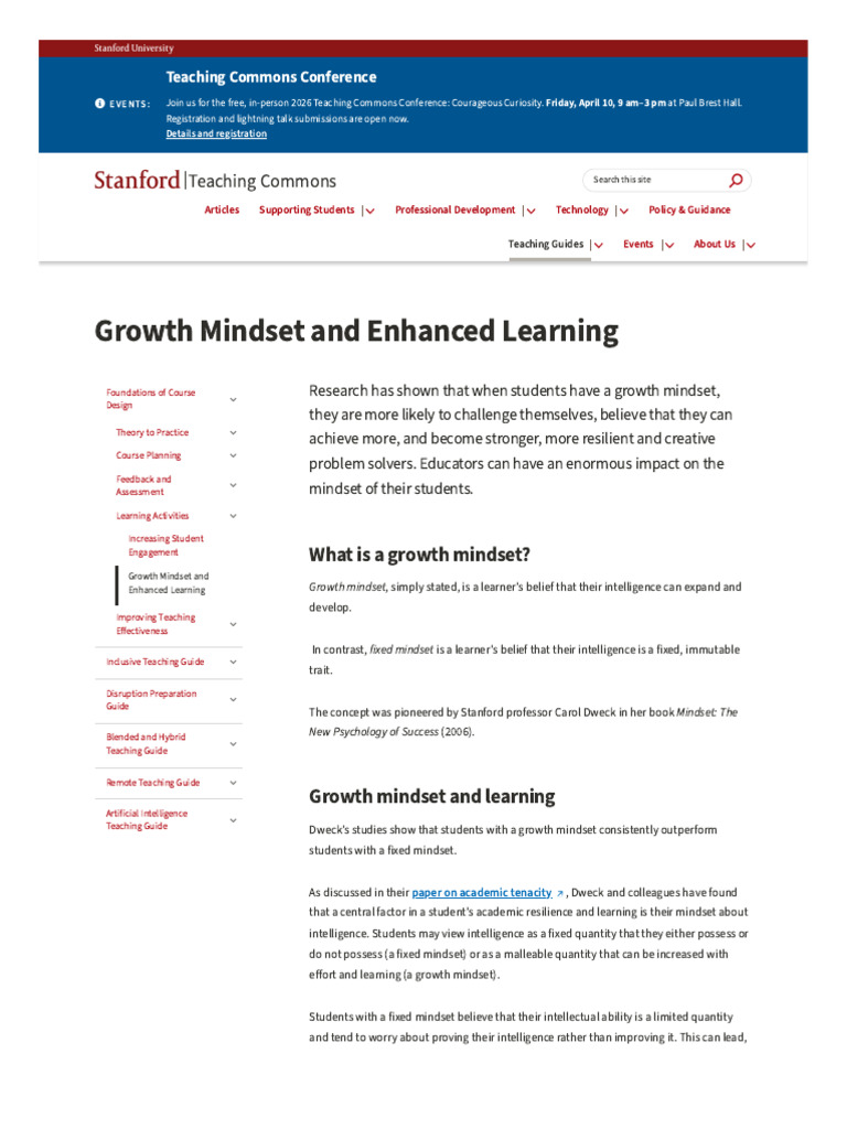 Httpsteachingcommons - Stanford.eduteaching Guidesfoundations Course ...