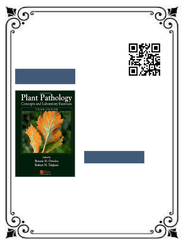 Plant Pathology Concepts and Laboratory Exercises 3rd Edition Bonnie H ...