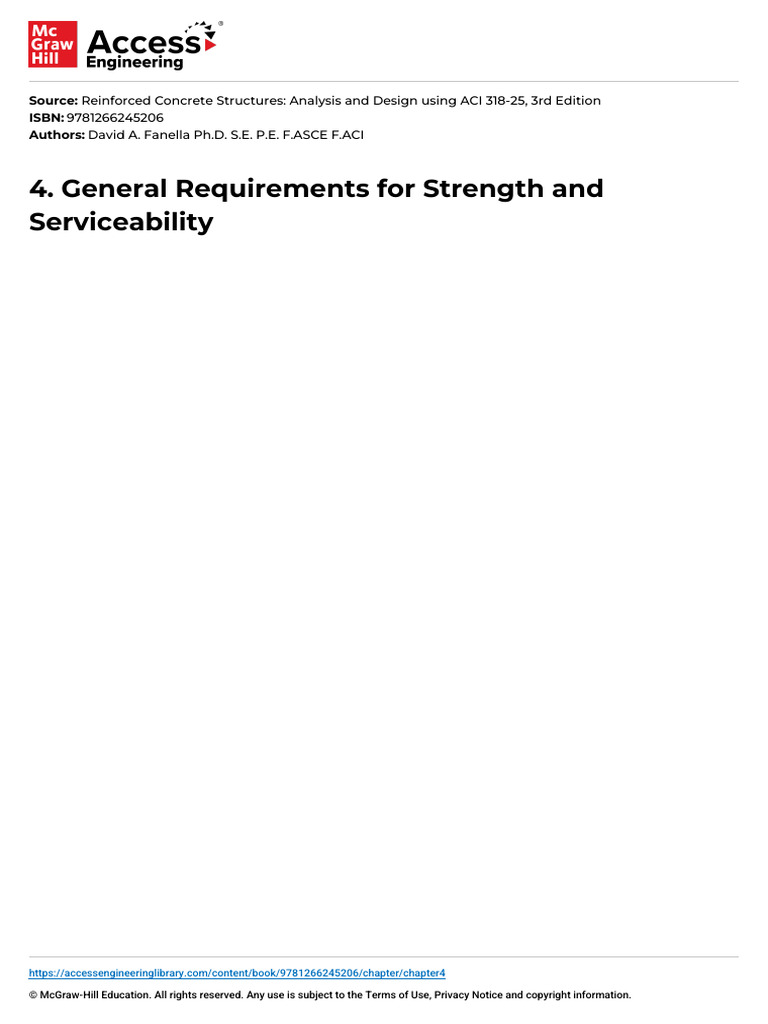 4 General Requirements For Strength and Serviceability | PDF | Strength ...