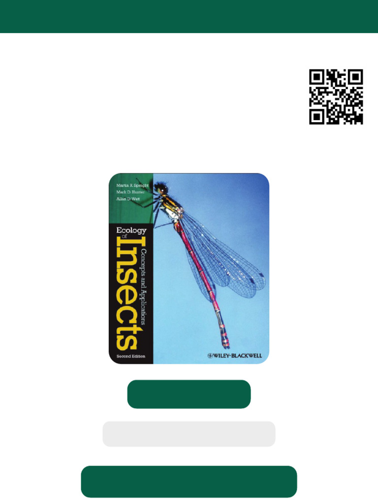 Ecology of Insects 2. Ed Edition Speight Ebook Smart Reader Format ...