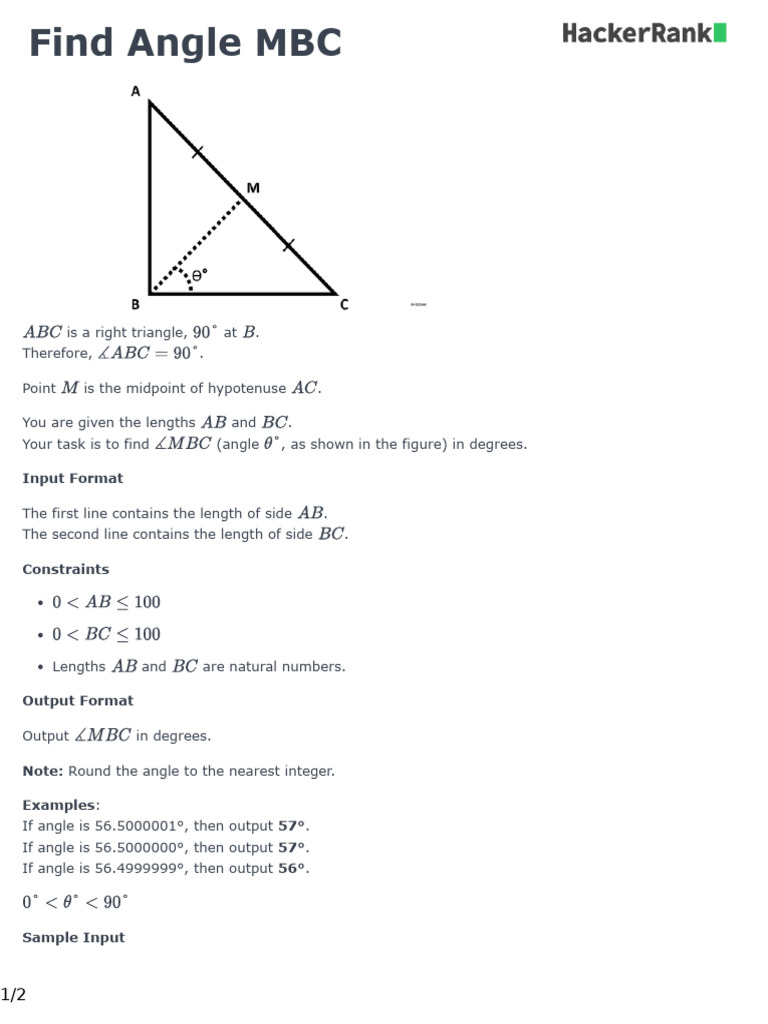 Find Angle English | PDF