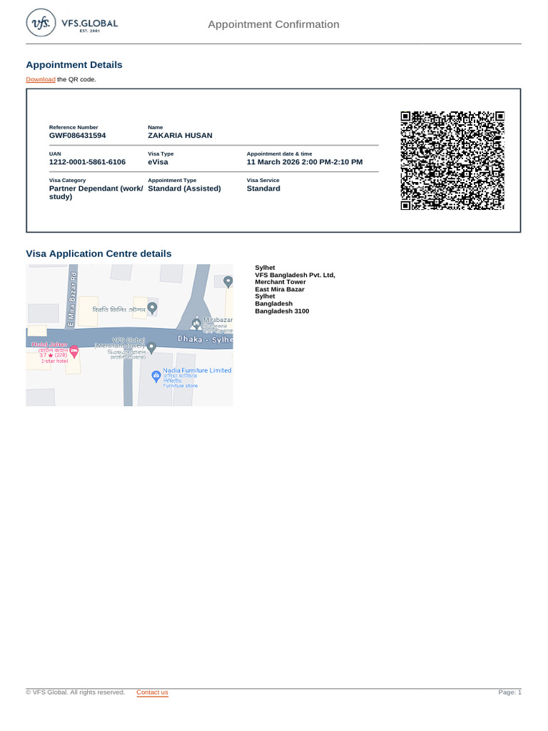 GWF086431594-AppointmentLetter | PDF | Visa Inc.