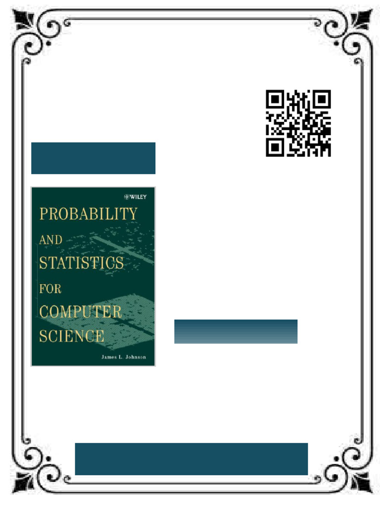 Probability and Statistics for Computer Science 1st Edition James L ...