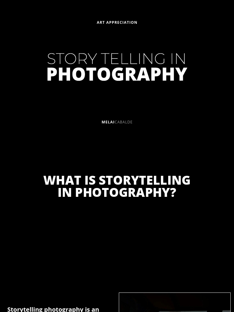 Storytelling in Photography | PDF