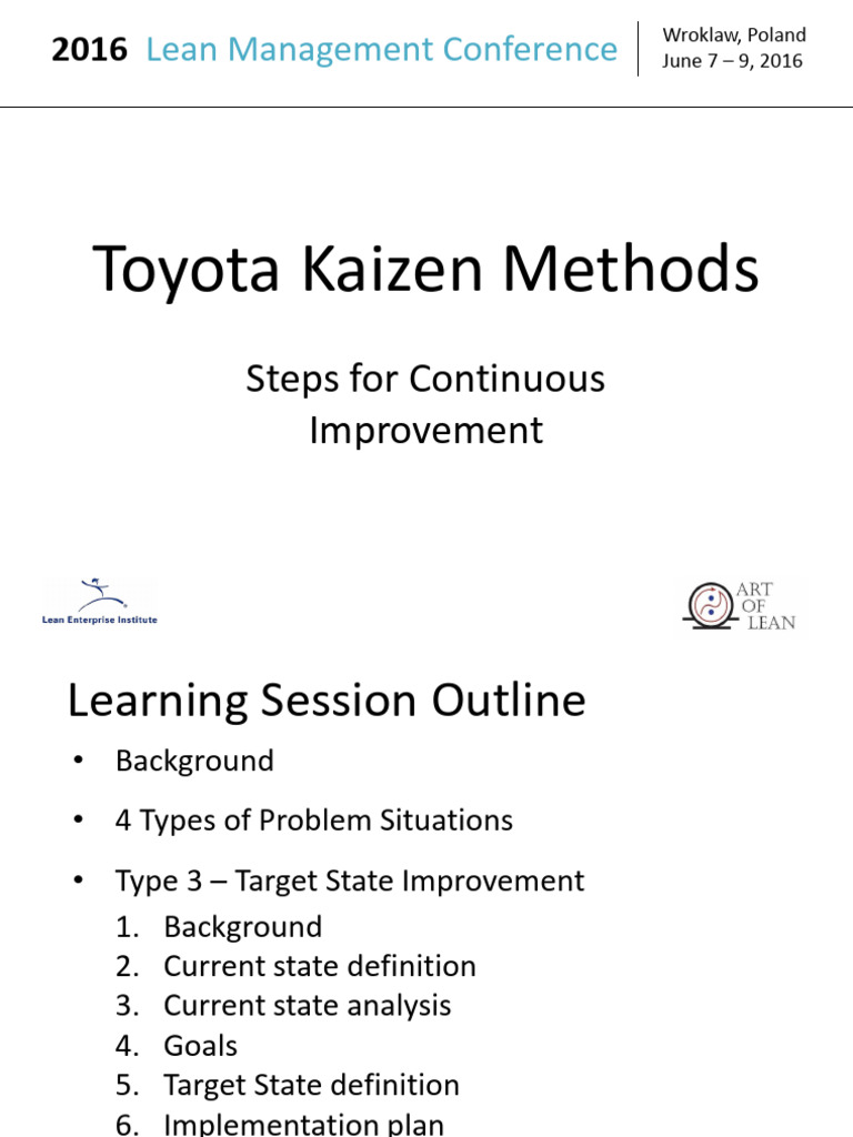 3 Toyota Kaizen Methods | PDF | Lean Manufacturing | Toyota