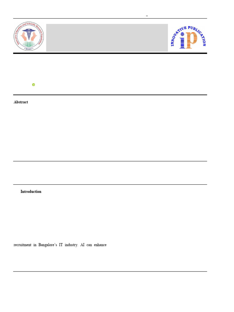 Jmra Journal Volume 12 Issue 4 Article 25537 | PDF | Artificial ...