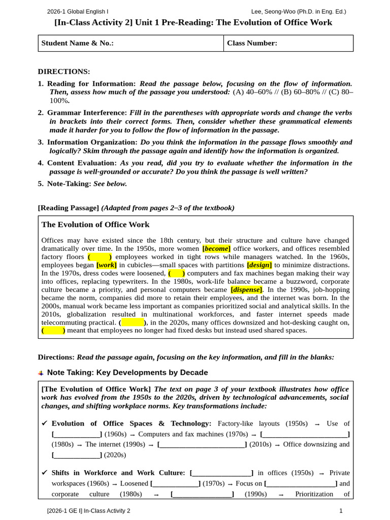 In-class Activity 02 (Active Reading)-1 | PDF