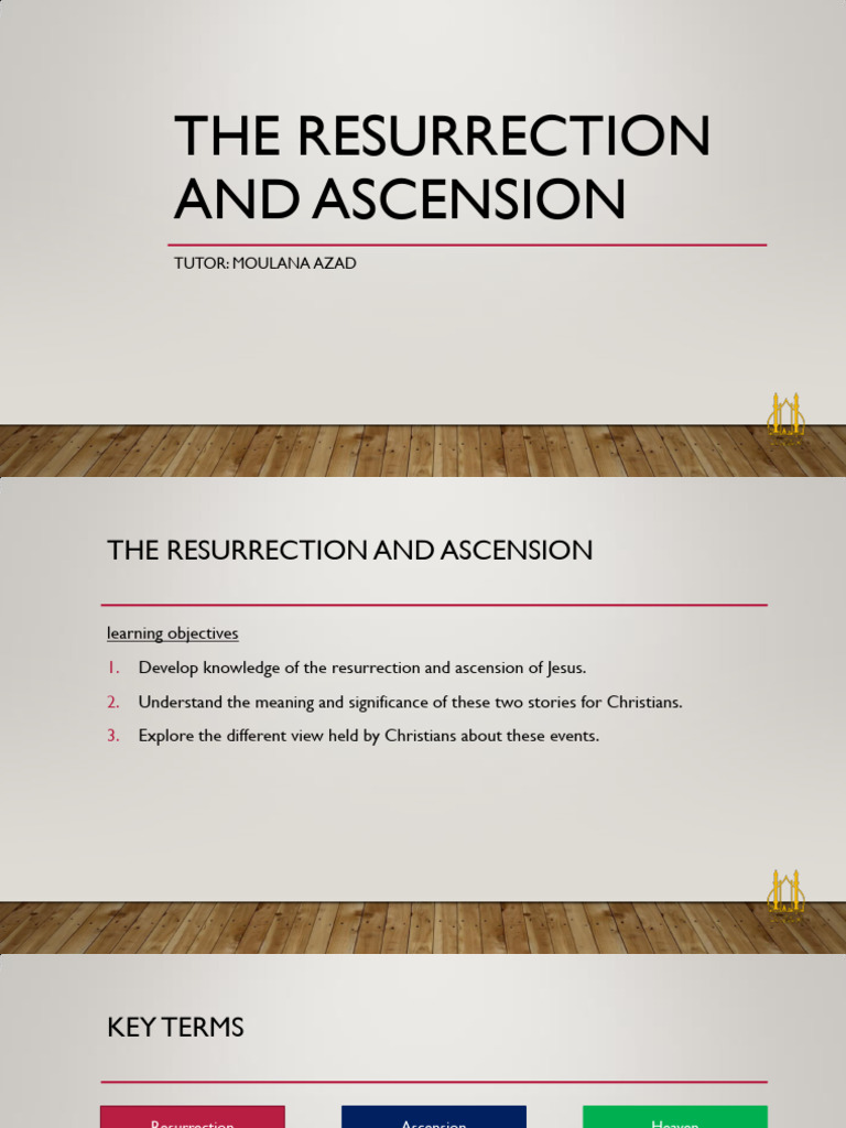 3.7 The Resurrection and Ascension | PDF | Resurrection Of Jesus ...