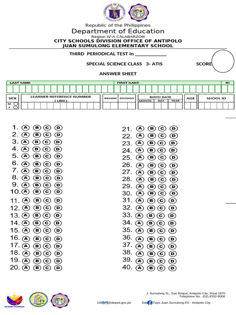 Answer Paper | PDF