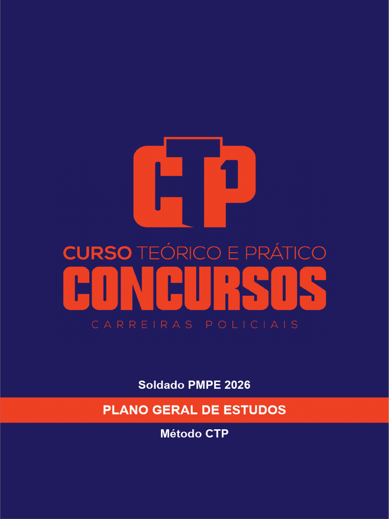 Pmpe - Plano de Estudos | PDF | Constituição