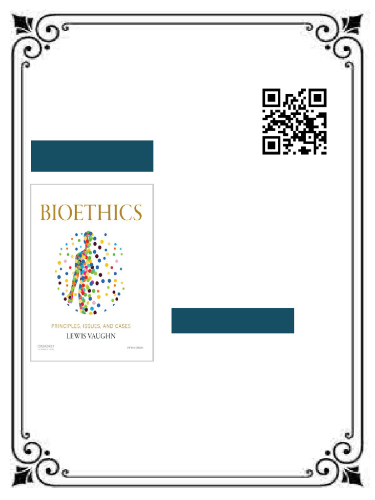Bioethics: Principles, Issues, and Cases (5th Ed.) 5th Edition Lewis ...