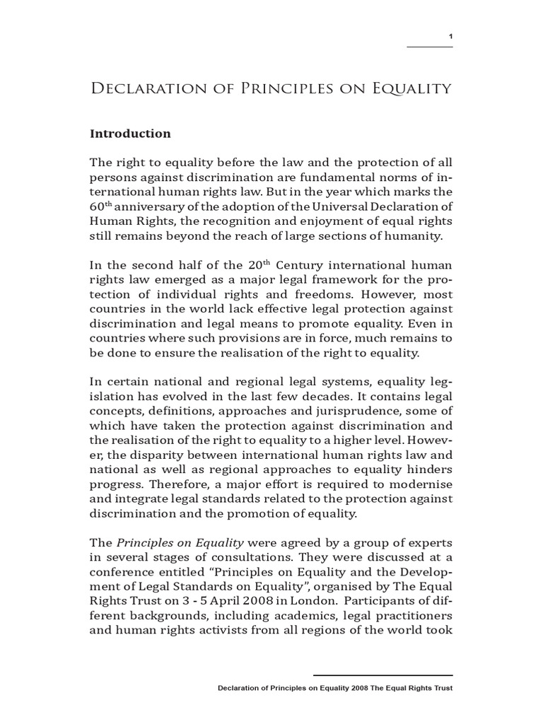Pages from Declaration perfect principle | PDF | Discrimination ...
