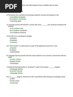 TEFL Teacher Record Answer Key | PDF | Part Of Speech | Teachers