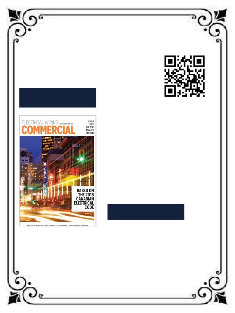 ELECTRICAL WIRING COMMERCIAL 8th CANADIAN EDITION Ray C Mullin Rob ...
