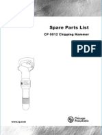 Spare Parts List: CP 0012 Chipping Hammer