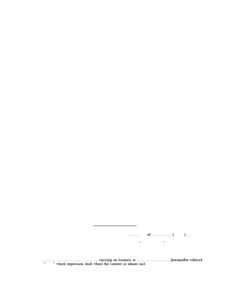 Dsa Agreement-1 | PDF | Indemnity | Private Law