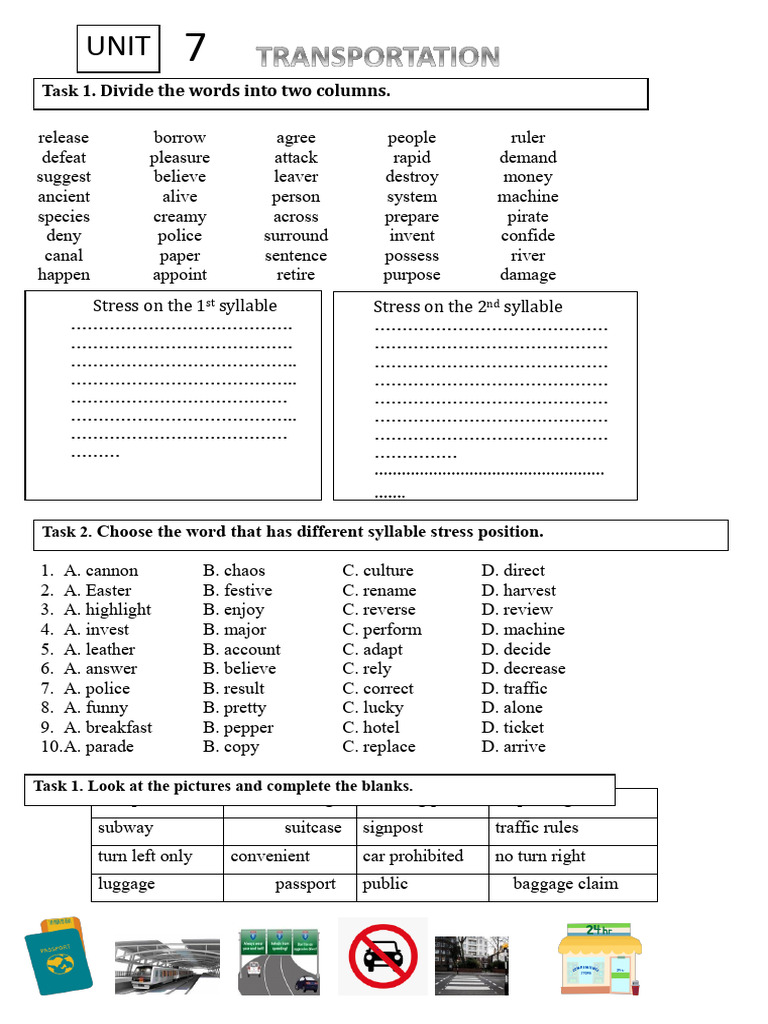 Anh 7 Unit 7 I Learn | PDF | Traffic | Traffic Congestion