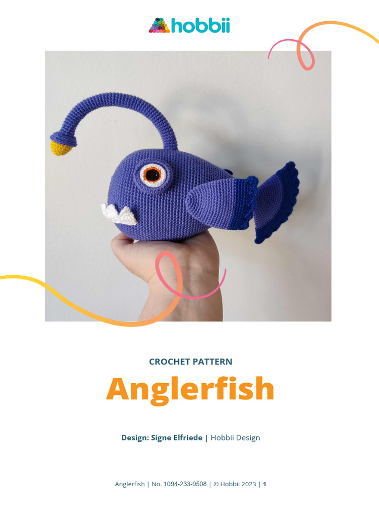 Anglerfish Pattern | PDF | Crochet | Needlework