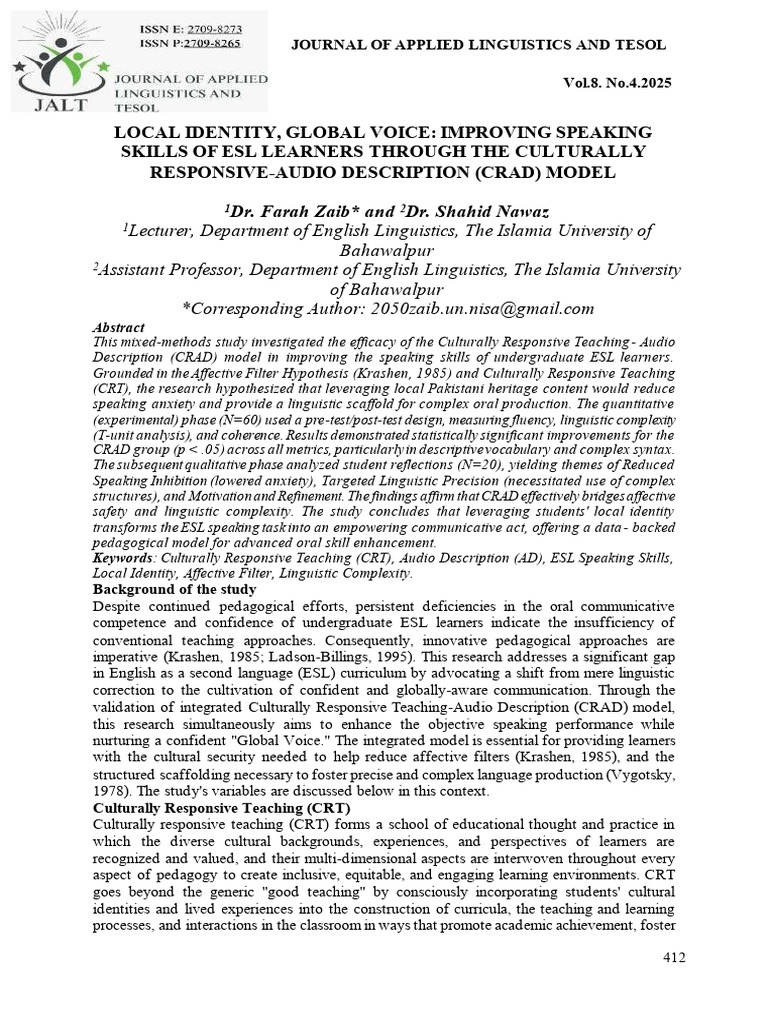 2861 | PDF | English As A Second Or Foreign Language | Linguistics