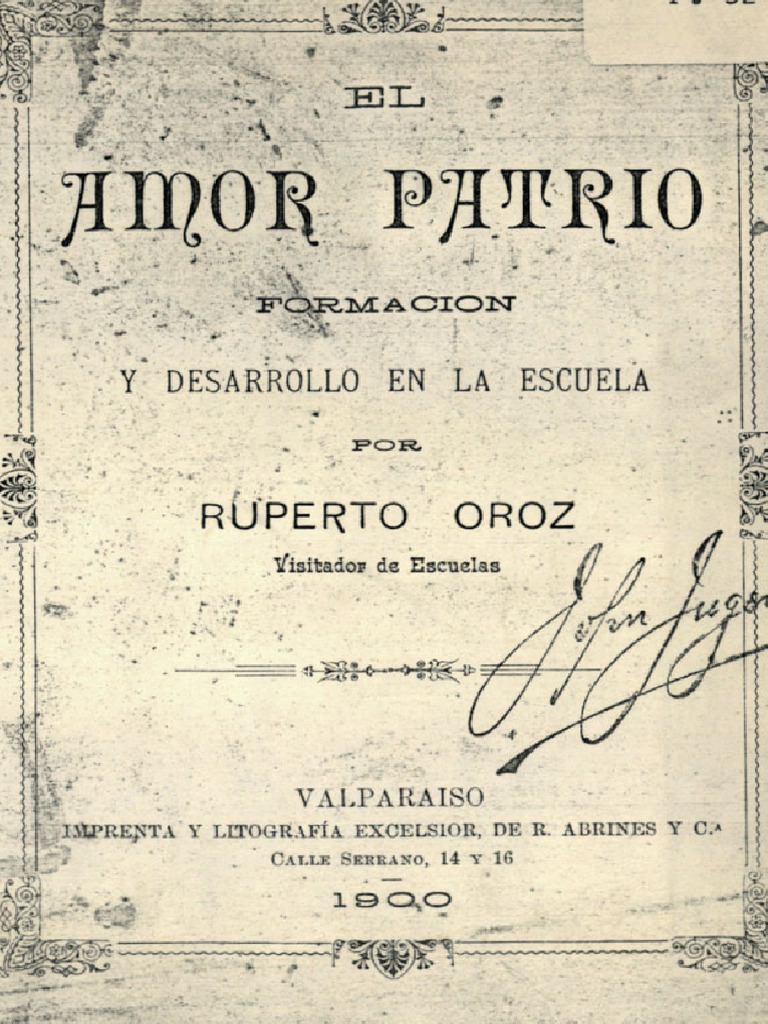 El Amor Patrio. Formación y Desarrollo en La Escuela | PDF