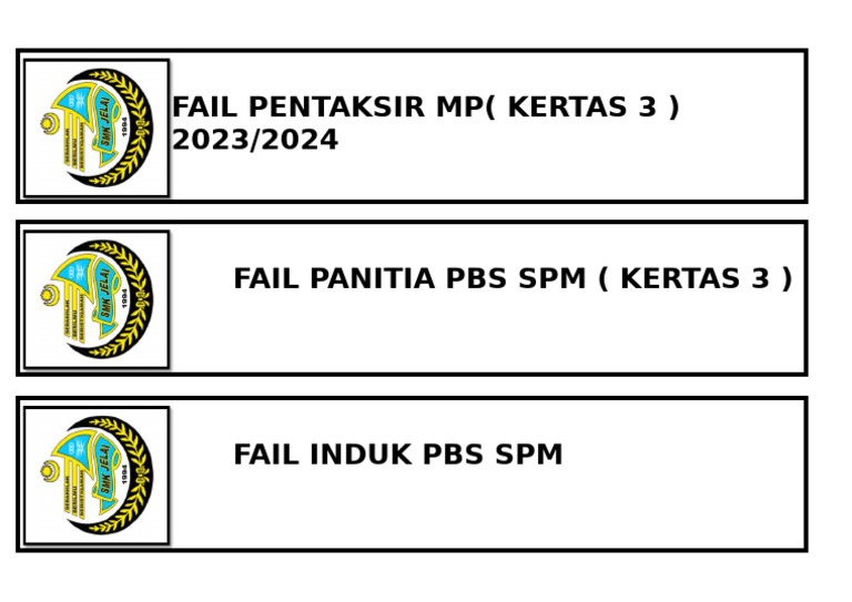 Tulang Fail 2 Inci Sisrynn Pbs Perniagaan | PDF