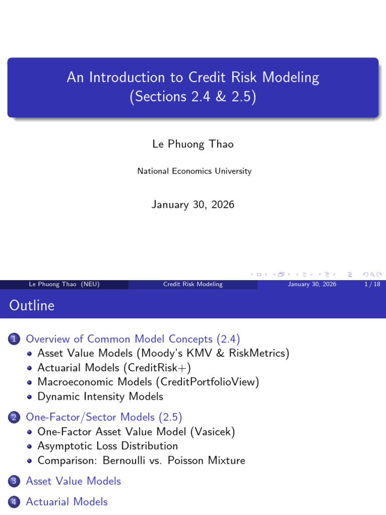 Chapter 2 Default Correlated Modelling | PDF | Risk | Credit Risk