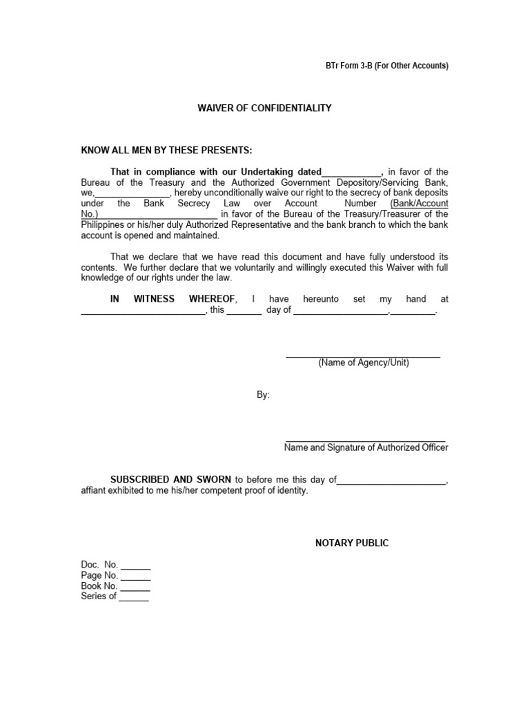 BTR Form 3 B For Other Accounts | PDF