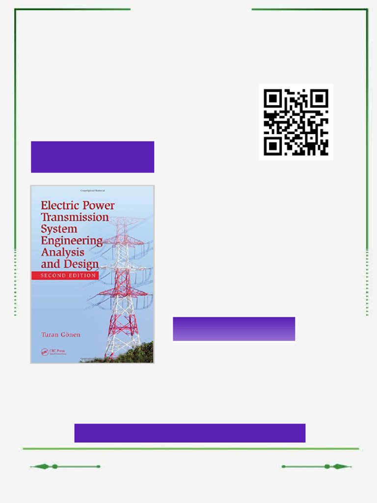 Electric Power Transmission System Engineering Analysis and Design 2nd ...