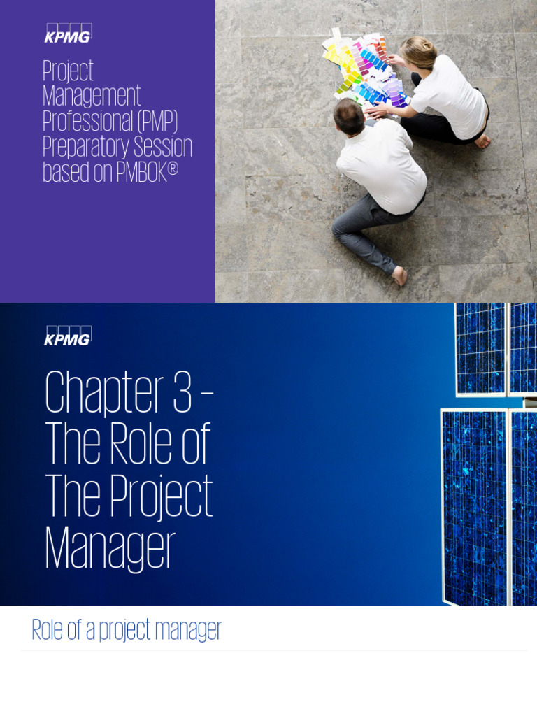 KPMG-PMP-Training-material-Module 3 Role of PM | PDF | Communication ...