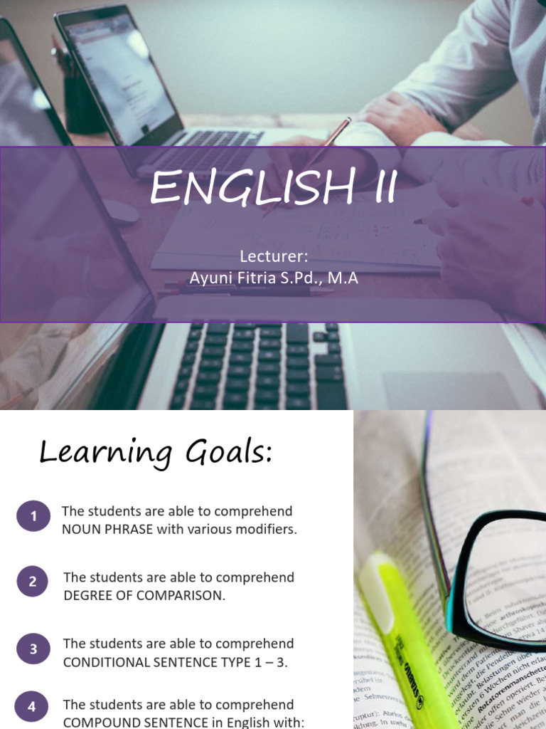 Introduction to English II (ST016) | PDF | English Language | Verb