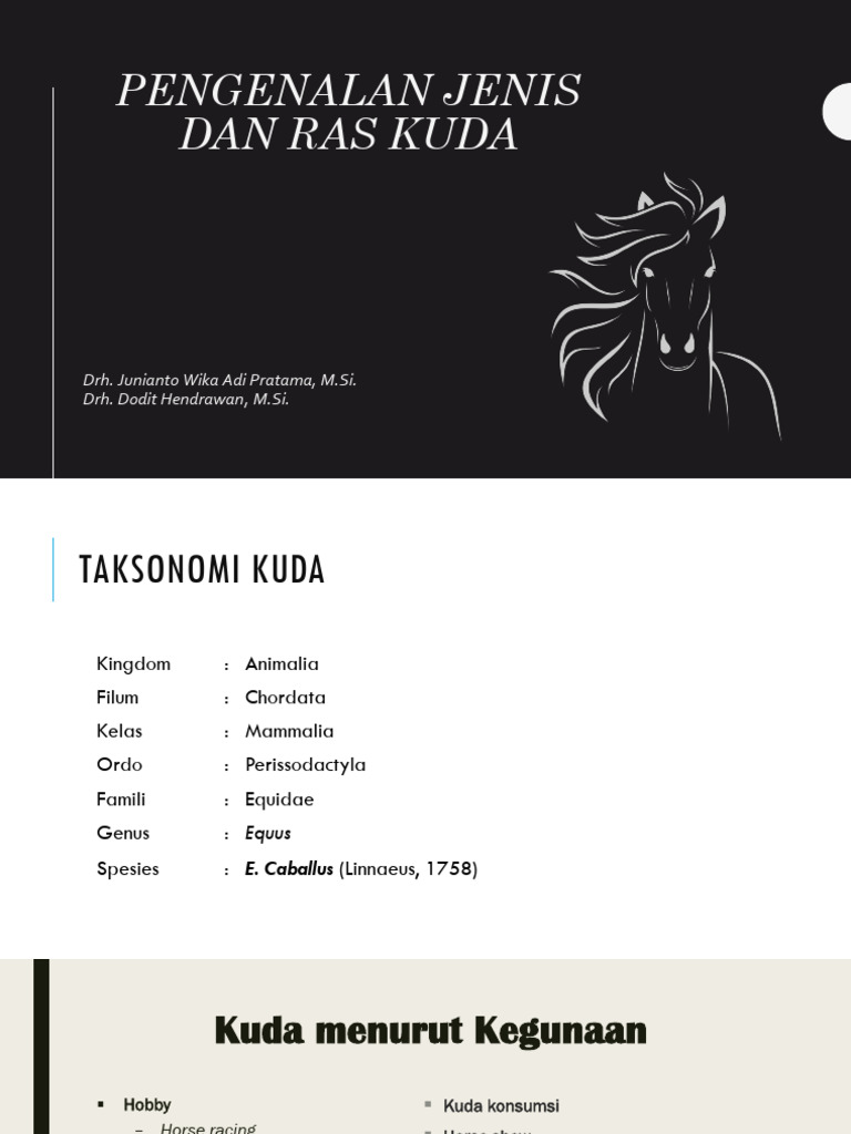 Pengenalan Jenis Dan Ras Kuda | PDF