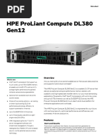 HPE ProLiant DL380 Gen12 Specifications | PDF | Central Processing Unit ...