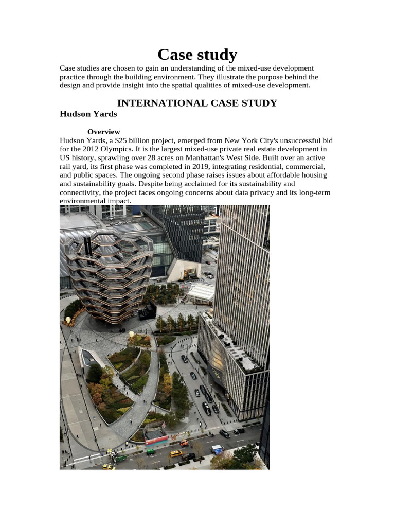 Mixed Use Building Case Study | PDF | Mixed Use Development | Manhattan