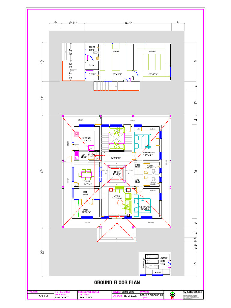 Revised Floor Plans of Residence., 03-03-2026 | PDF