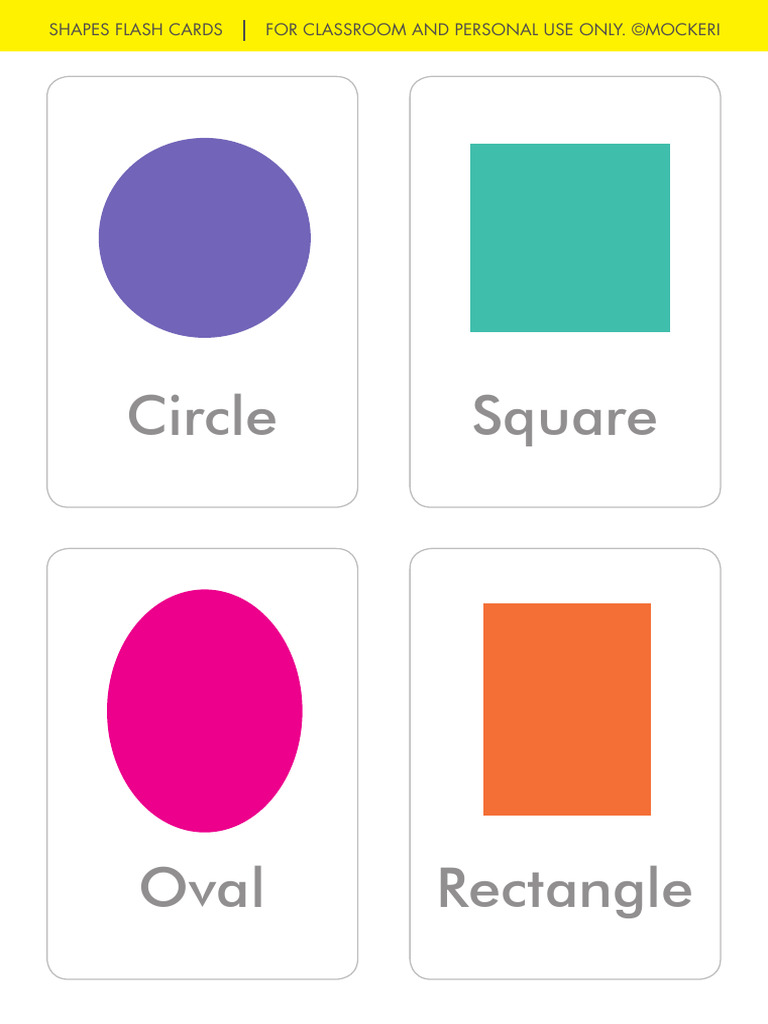 Shapes and Colours | PDF