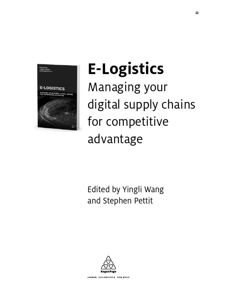 E-Logistics Part 1 | PDF