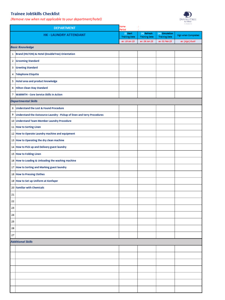 Housekeeping - Laundry | PDF