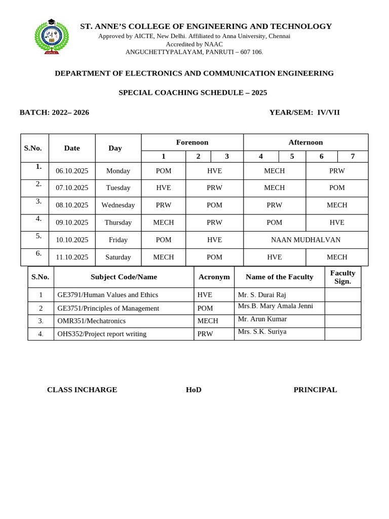 Special Schedule 3 | PDF