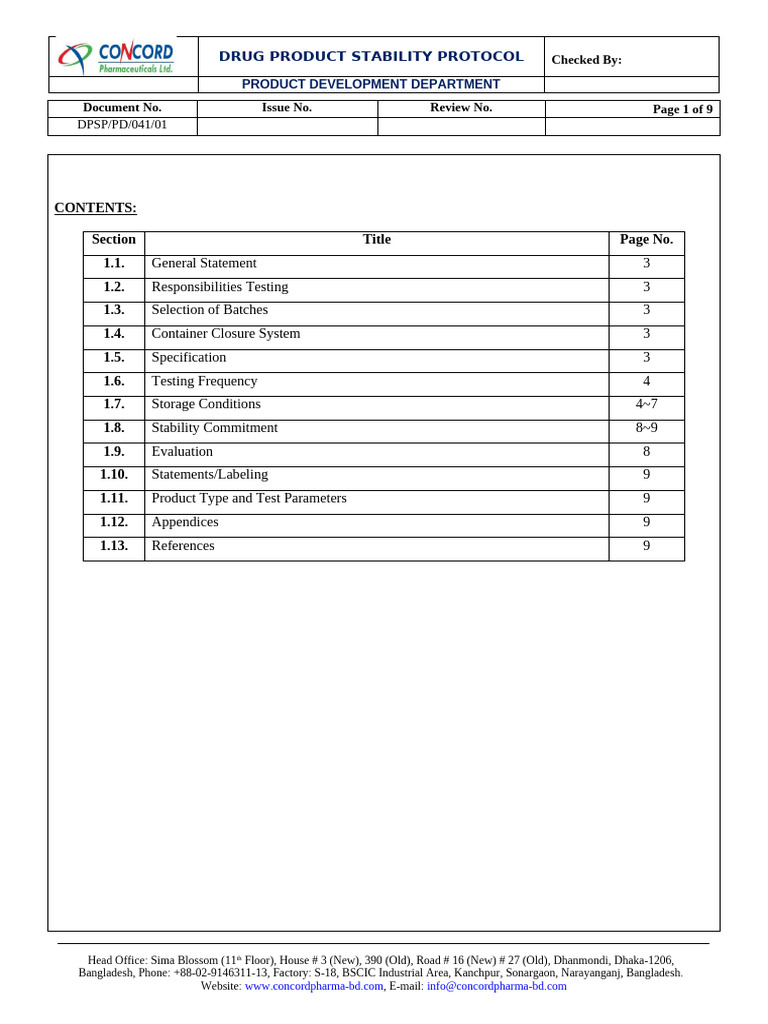 Stability Study Final Description | PDF | Pharmaceutical Formulation ...