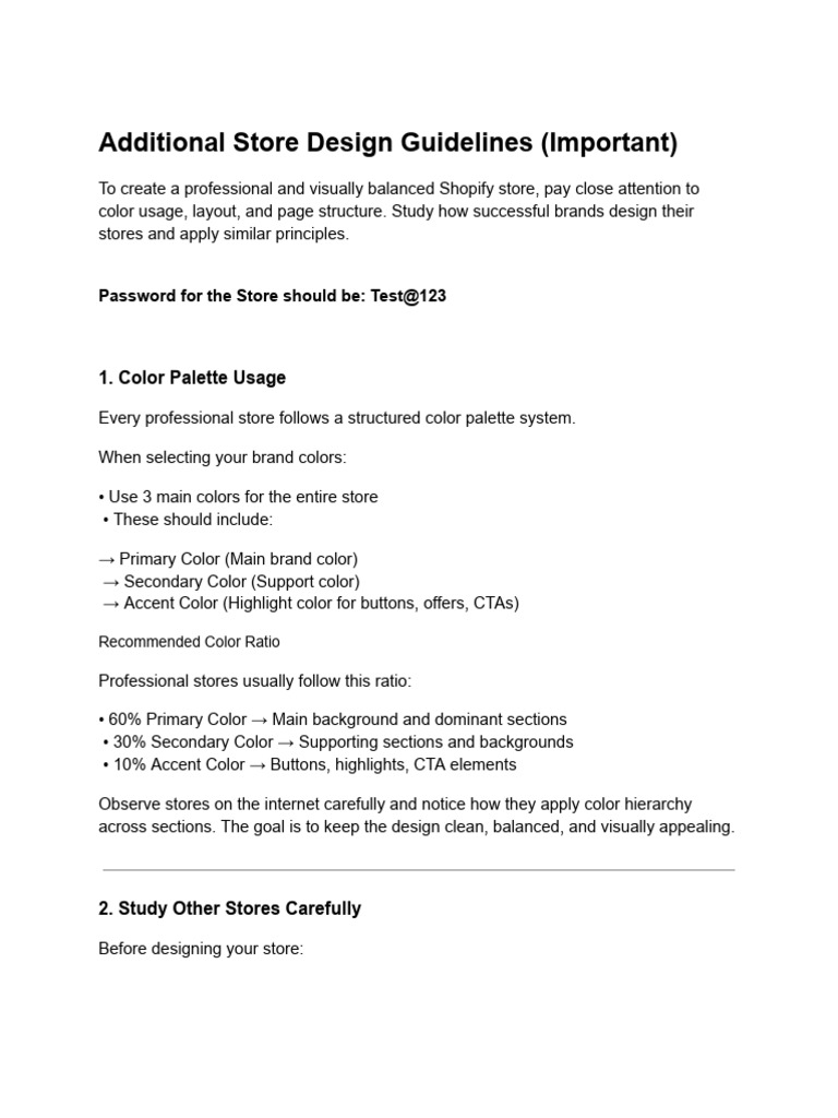 Store Design Standards | PDF | Brand