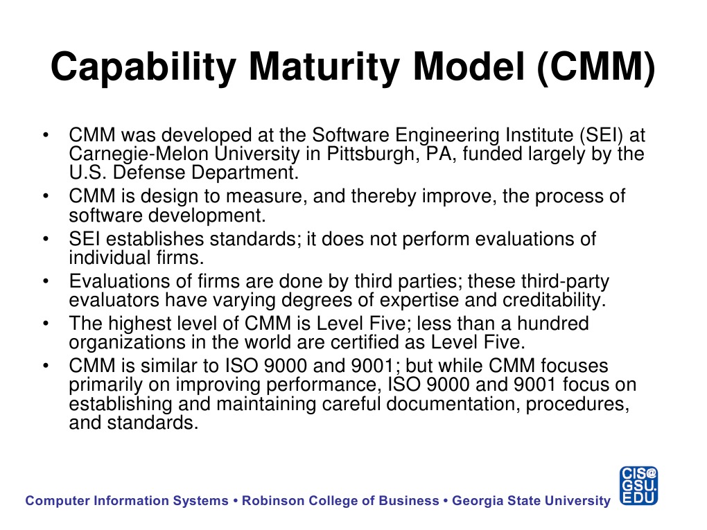 Capability Maturity Model (CMM) | PDF | Career & Growth
