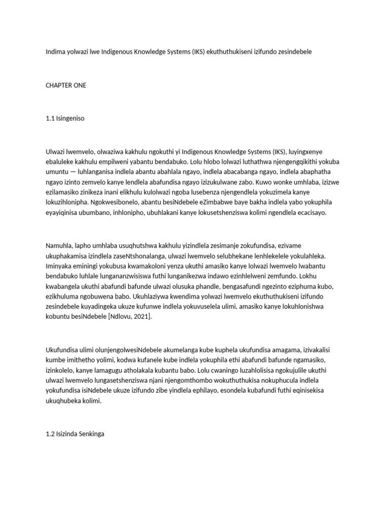 Indima Yolwazi-WPS Office | PDF