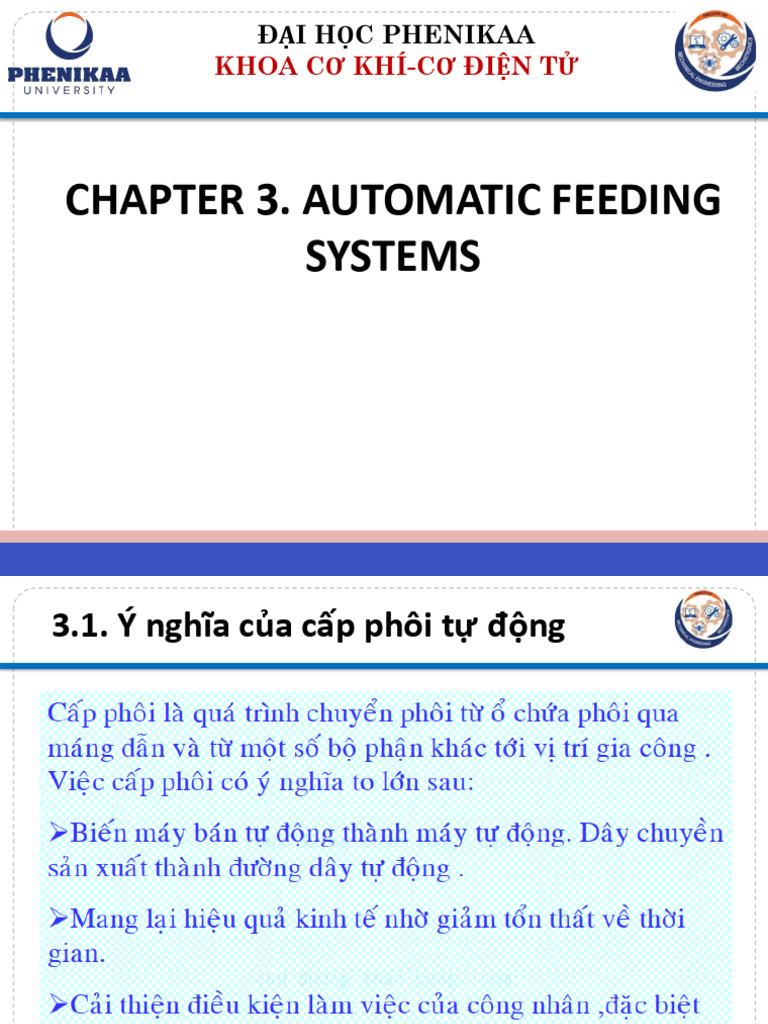 Chapter 3. Automatic Feeding Systems | PDF