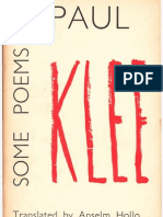 Paul Klee Some Poems by Paul Klee 1962