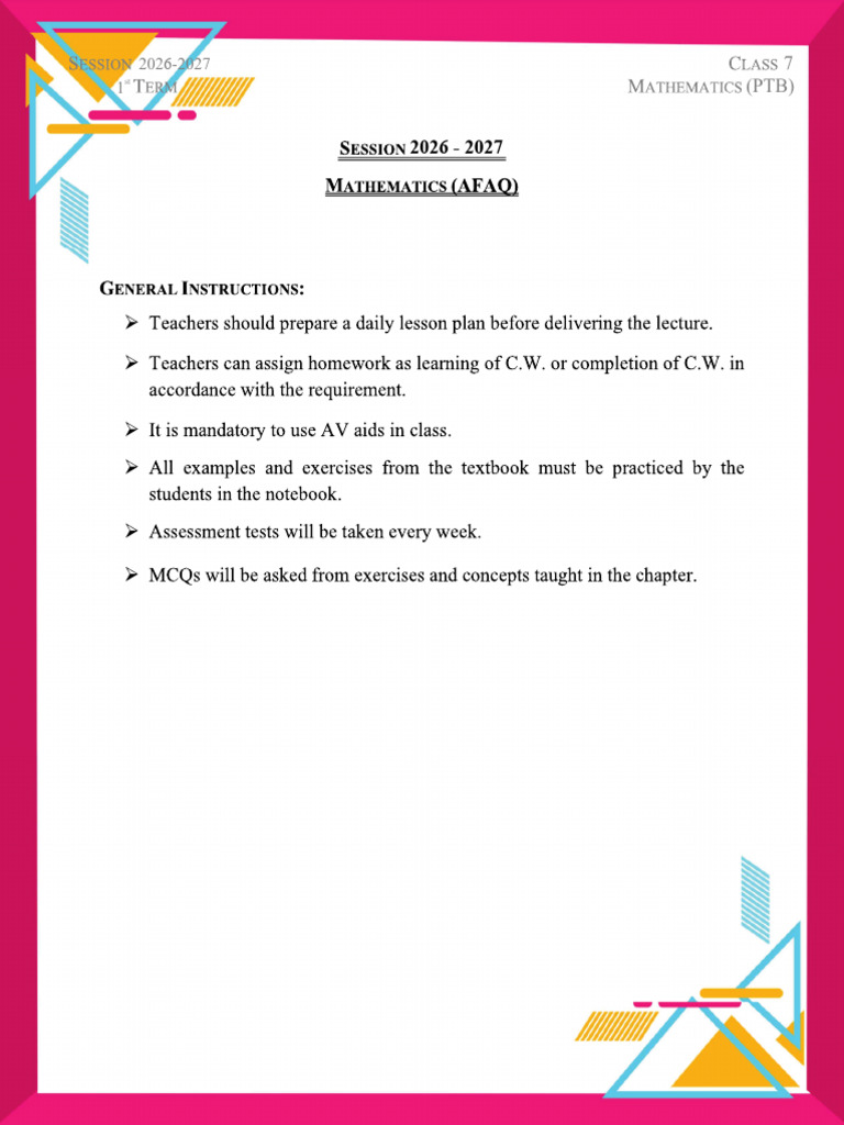 Mathematics 7 (PCTB) | PDF