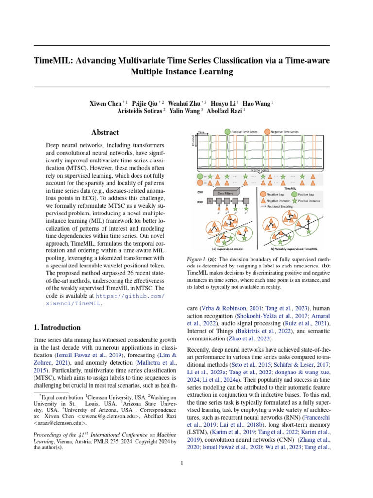 TimeMIL - Advancing Multivariate Time Series Classification Via A Time ...