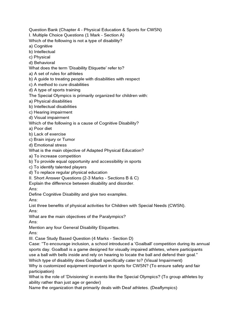 Chapter 4 Questions | PDF