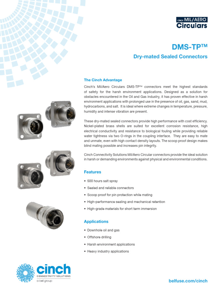 Ds CCS CIRC Dms TP Series | PDF | Electrical Connector | Electricity